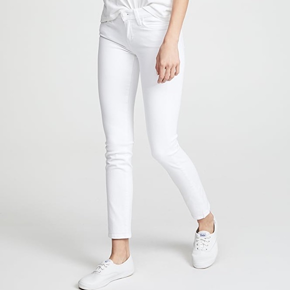 PAIGE Skyline ankle skinny jeans - white - Picture 4 of 11